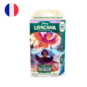 Deck de démarrage- Lorcana- Iago et Jafar- Ile d'Archazia