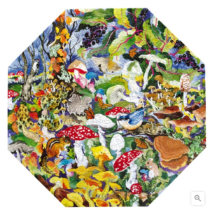 Puzzle Octogonal - Champignon Vénéneux- Eeboo- 500 pièces