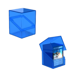 Deck box Boulder 100 cartes- Clear Bleu