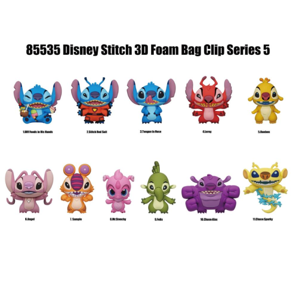 Porte Clé mystère Stitch- Sachet aléatoire série 5 – Image 2