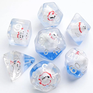 Set de 7 Dés - Ours Polaire- Gamegenic