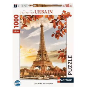 Puzzle 1000 pièce- Tour Eiffel- Collection Urbain- Nathan