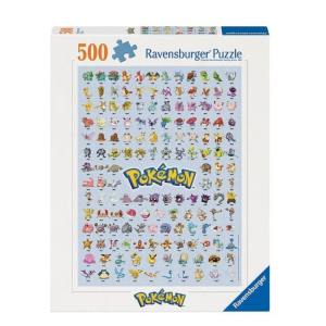 Puzzle 500 pièces- Pokemon-Poster 151 Première Génération- Ravensburger