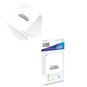 Séparateur de cartes (10)- Blanc- Ultimate Guard