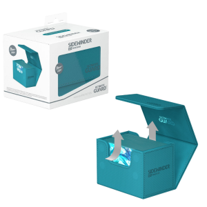 Deck Box- Sidewinder- 80 cartes et plus- Xenoskin- Pétrole - Ultimate Guard