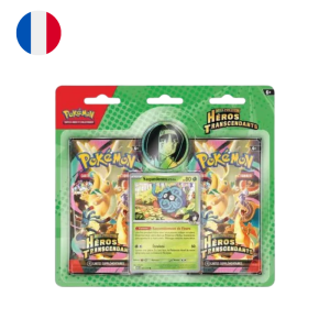 Duopack - Pokémon - Héros Transcendants- Saquedeneu d'Erika- ME 2,5- FR