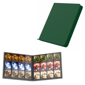 Portfolio- ZIP- 480 cartes- Ultimate Guard- Vert
